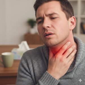 Sore throat in winter