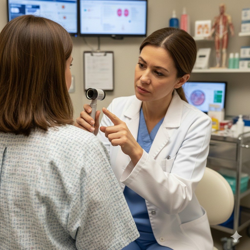 skin cancer symptoms