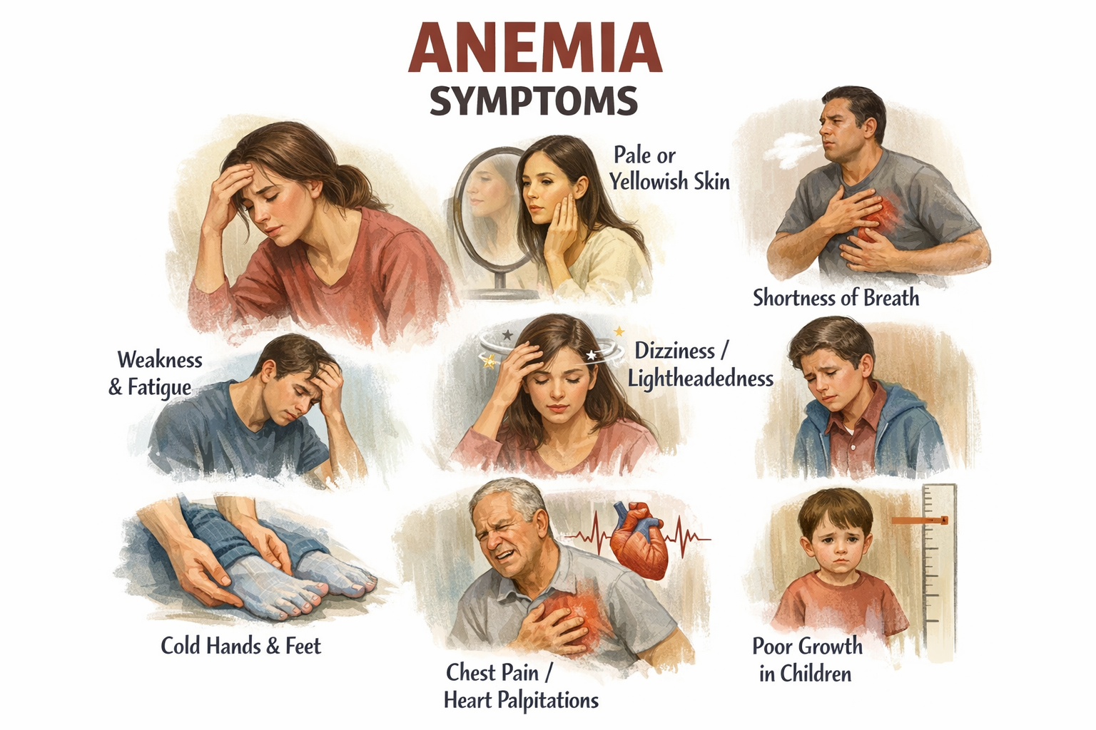 Anemia Symptoms, Causes, Types & Treatment Guide