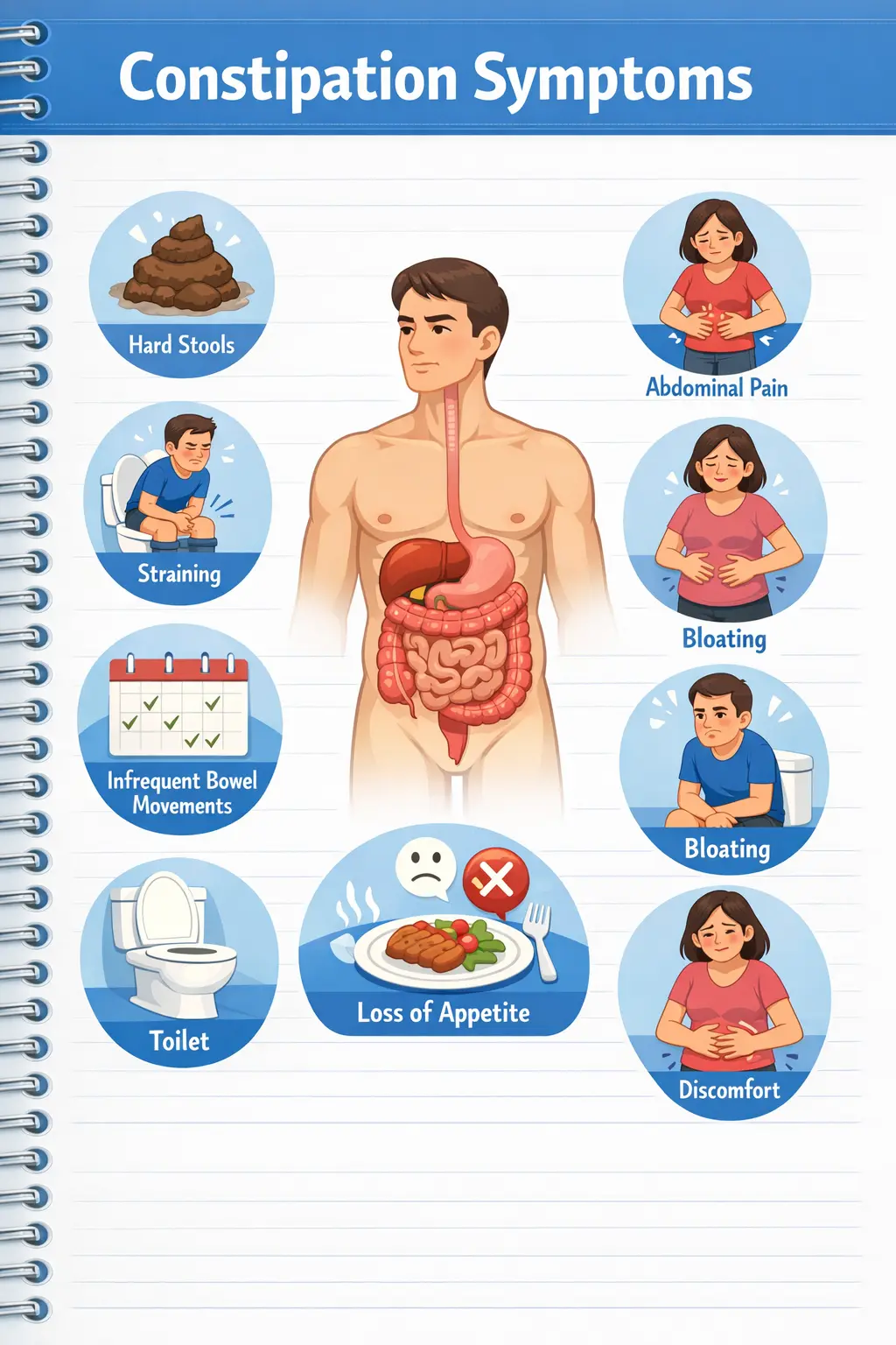 Constipation Symptoms Causes & Treatment Guide