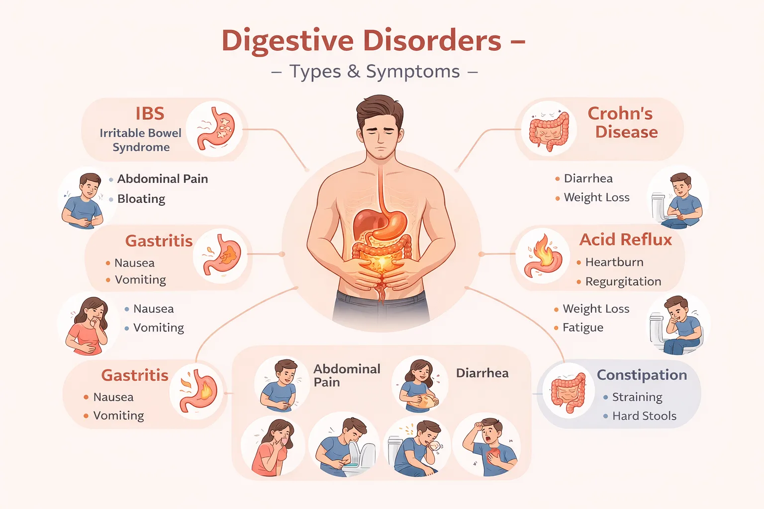 Digestive Disorders Symptoms Causes & Treatment Guide