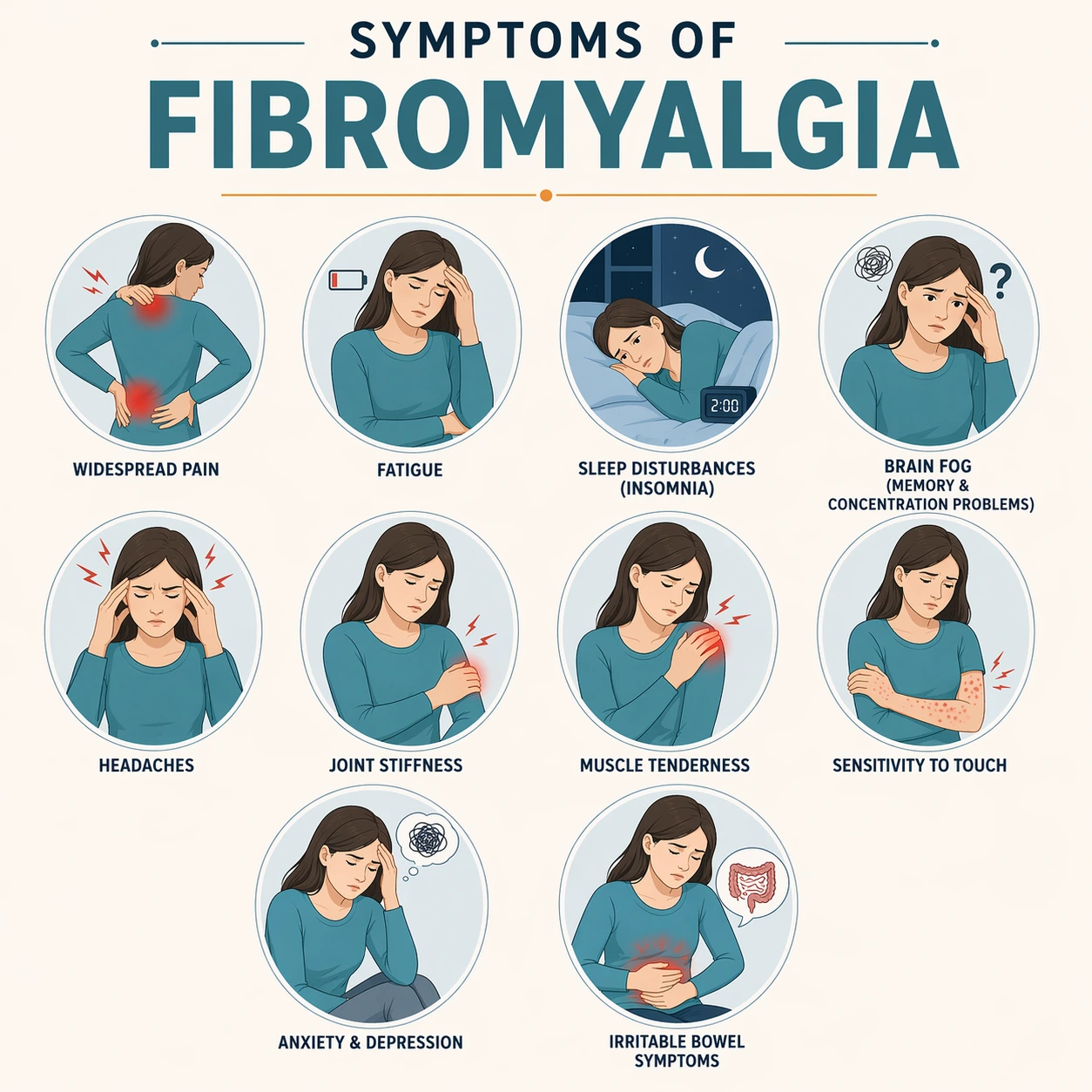 Fibromyalgia Symptoms, Causes & Treatment Guide