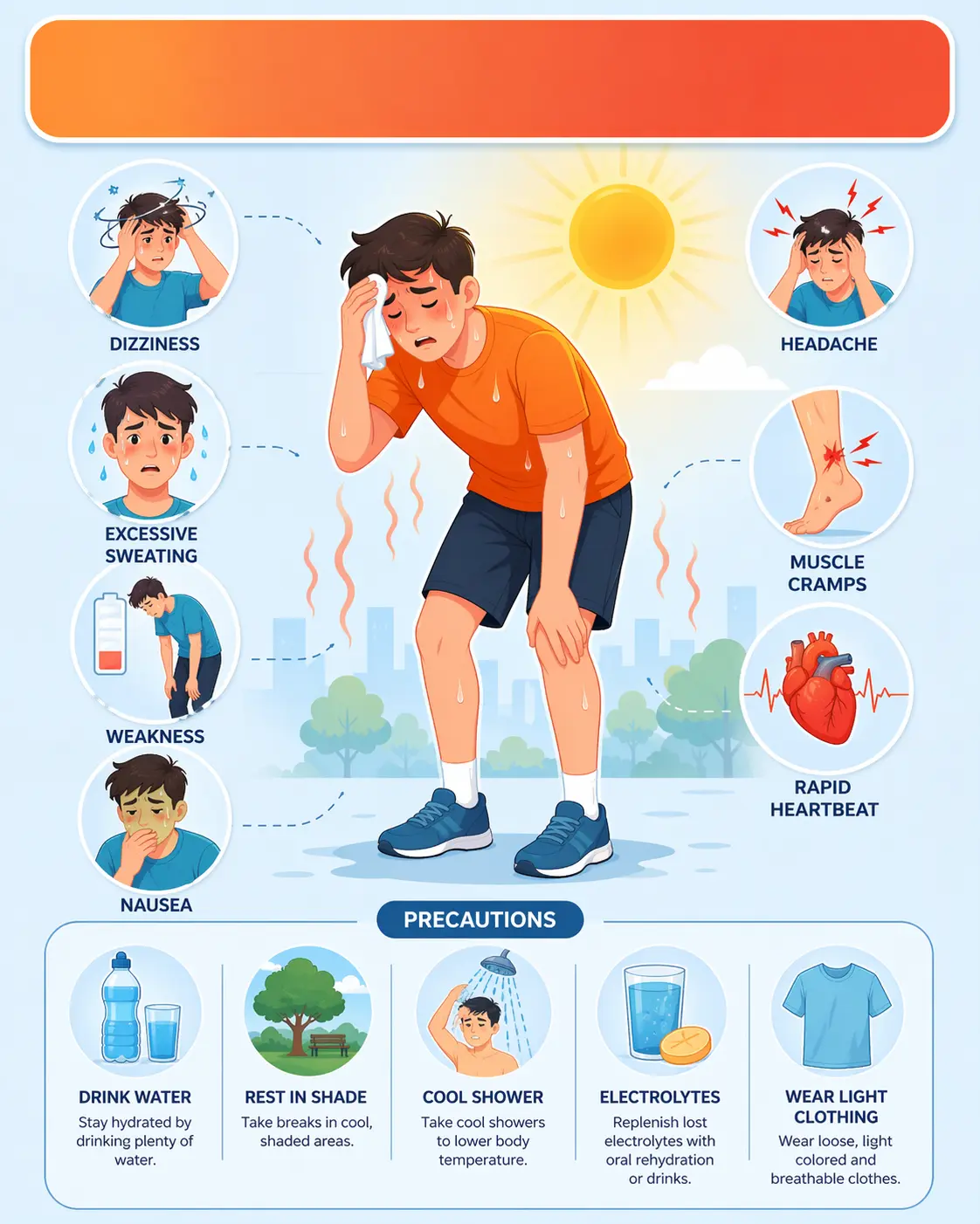 Heat Exhaustion Symptoms, Causes & Treatment
