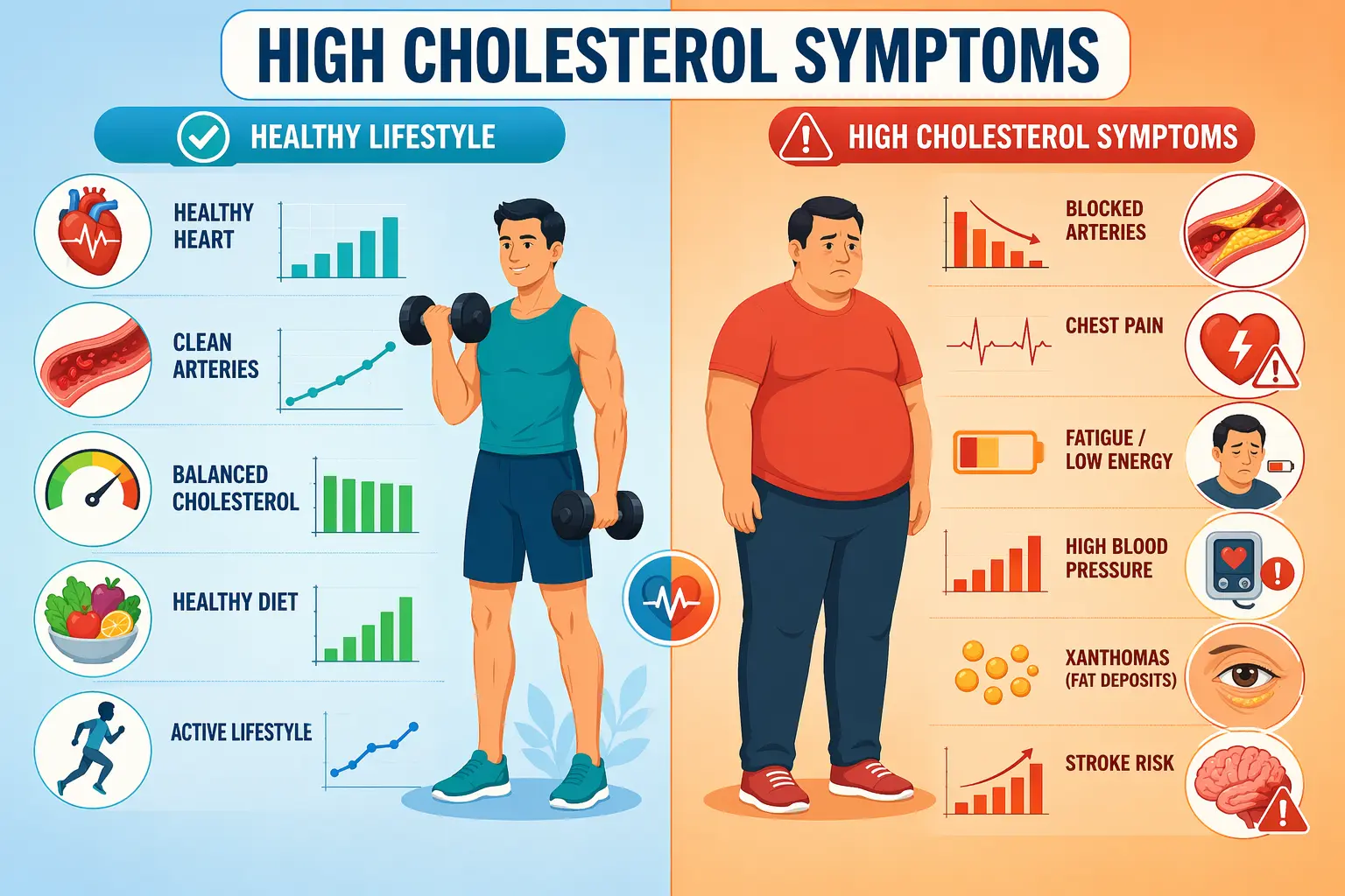 High Cholesterol: Symptoms, Causes & Treatment