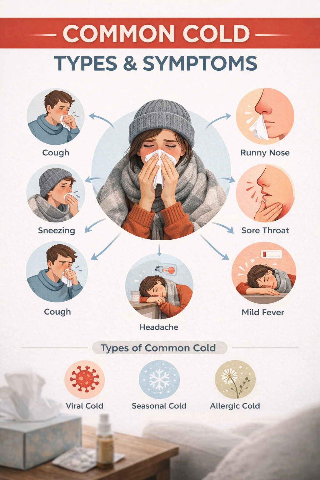 Common Cold Symptoms, Causes & Treatment Guide