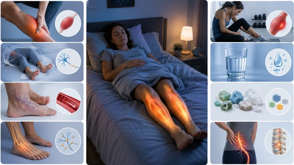 Why do my legs hurt only at night and not during the day?