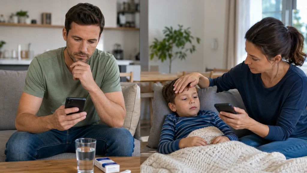 Symptom Checker for Adults vs Children